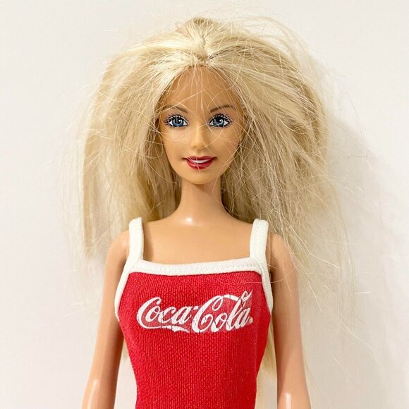 Vintage Coca Cola Splash Barbie Mattel Doll - Picture 2 of 16